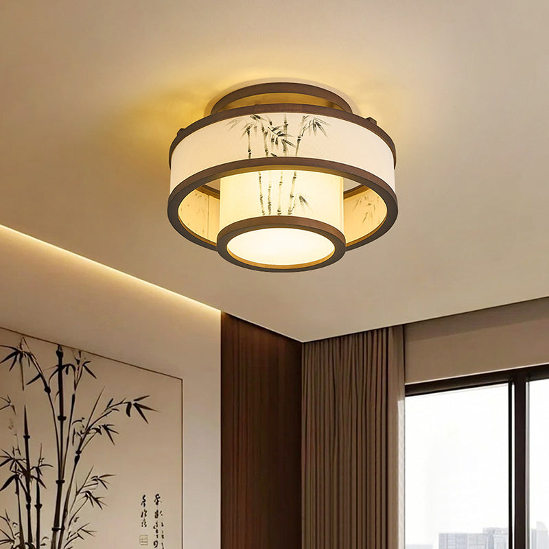 Traditional Cylindrical Ceiling Light