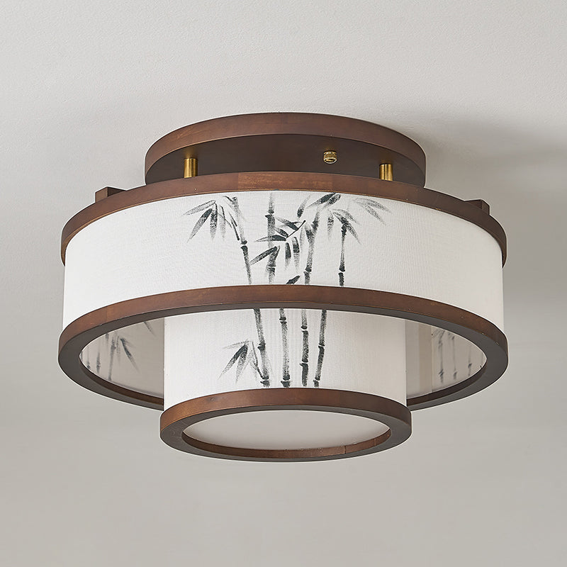 Traditional Cylindrical Ceiling Light