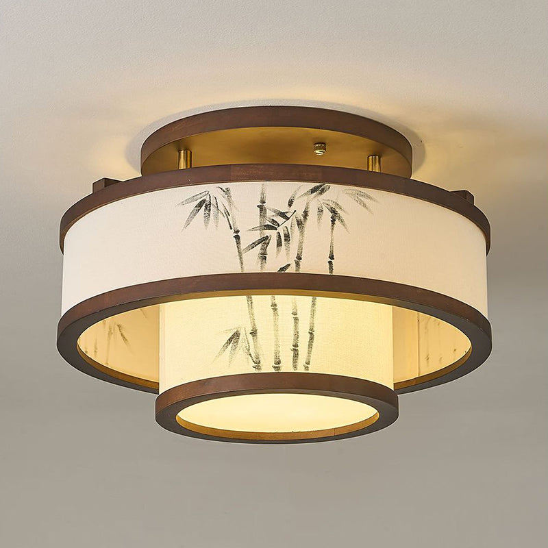 Traditional Cylindrical Ceiling Light