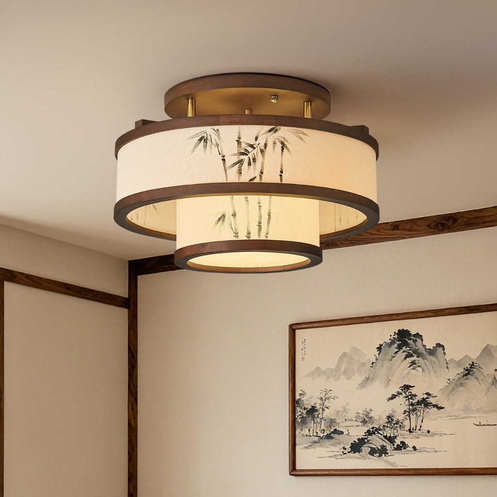Traditional Cylindrical Ceiling Light