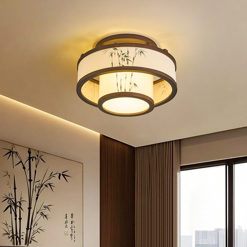 Traditional Cylindrical Ceiling Light