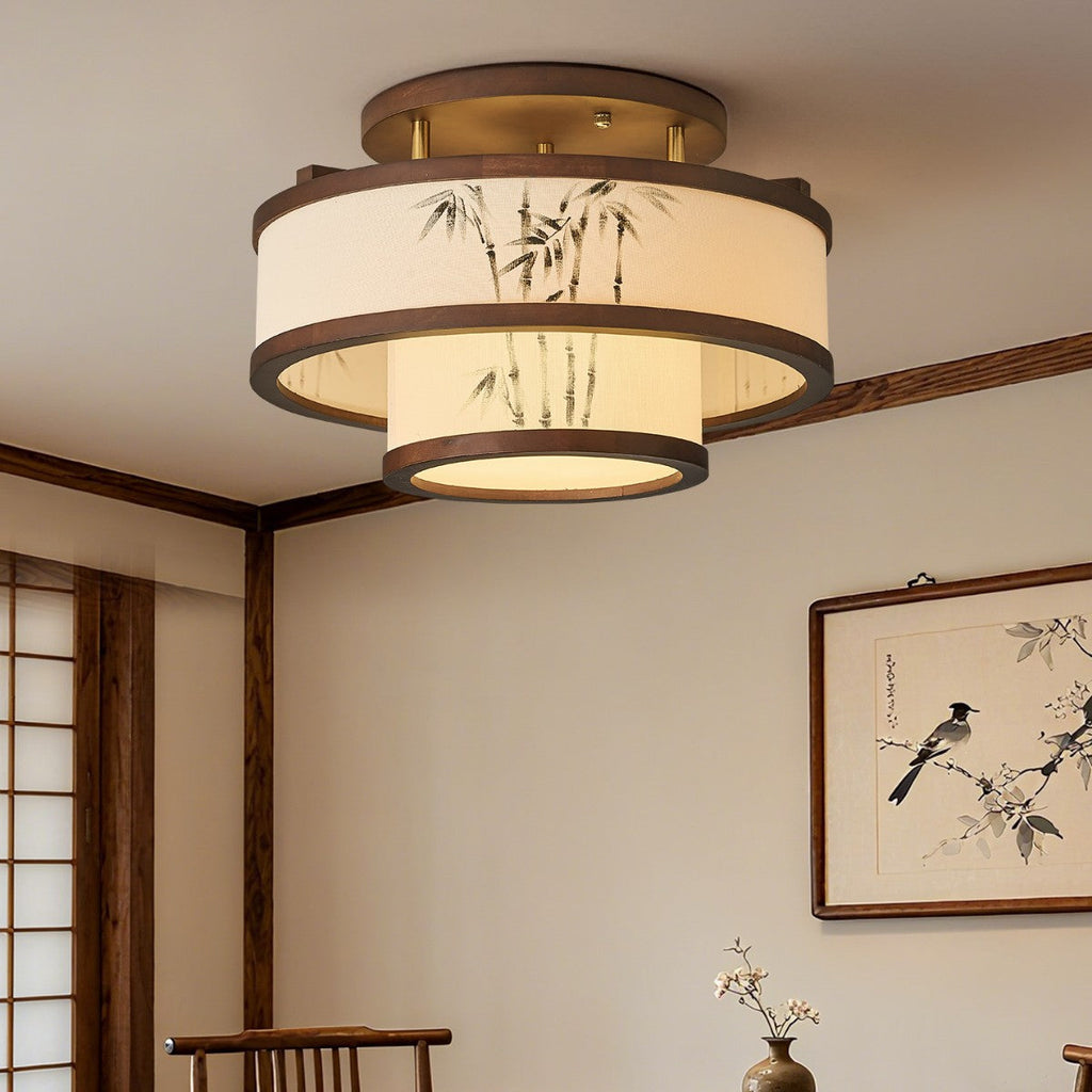 Traditional Cylindrical Ceiling Light