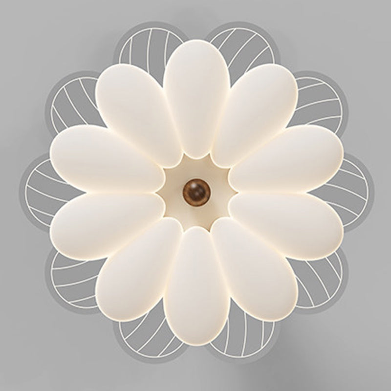 Contemporary Flower Ceiling Light