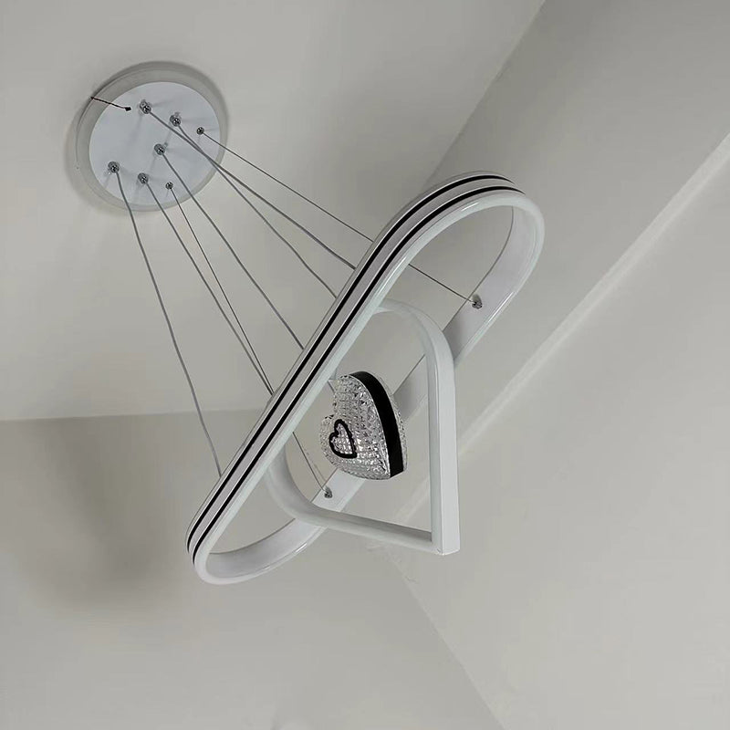 Contemporary Oval Chandelier