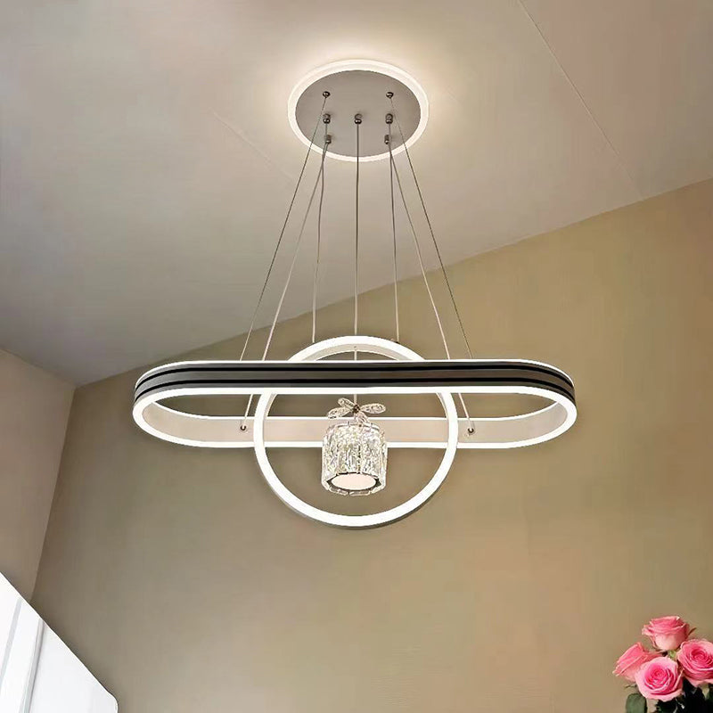 Contemporary Oval Chandelier
