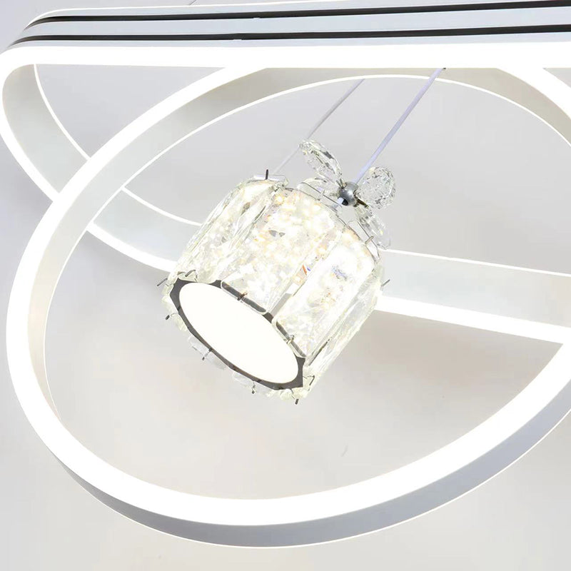 Contemporary Oval Chandelier