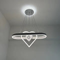 Contemporary Oval Chandelier