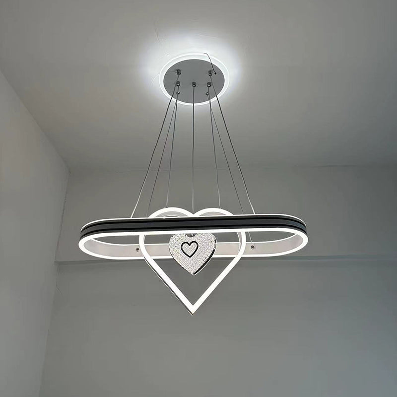Contemporary Oval Chandelier
