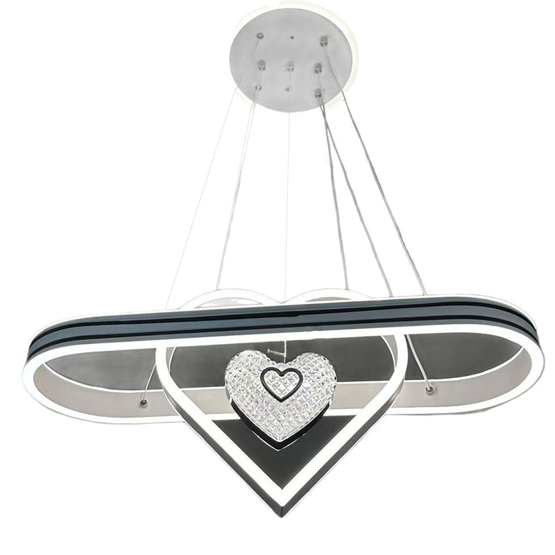 Contemporary Oval Chandelier