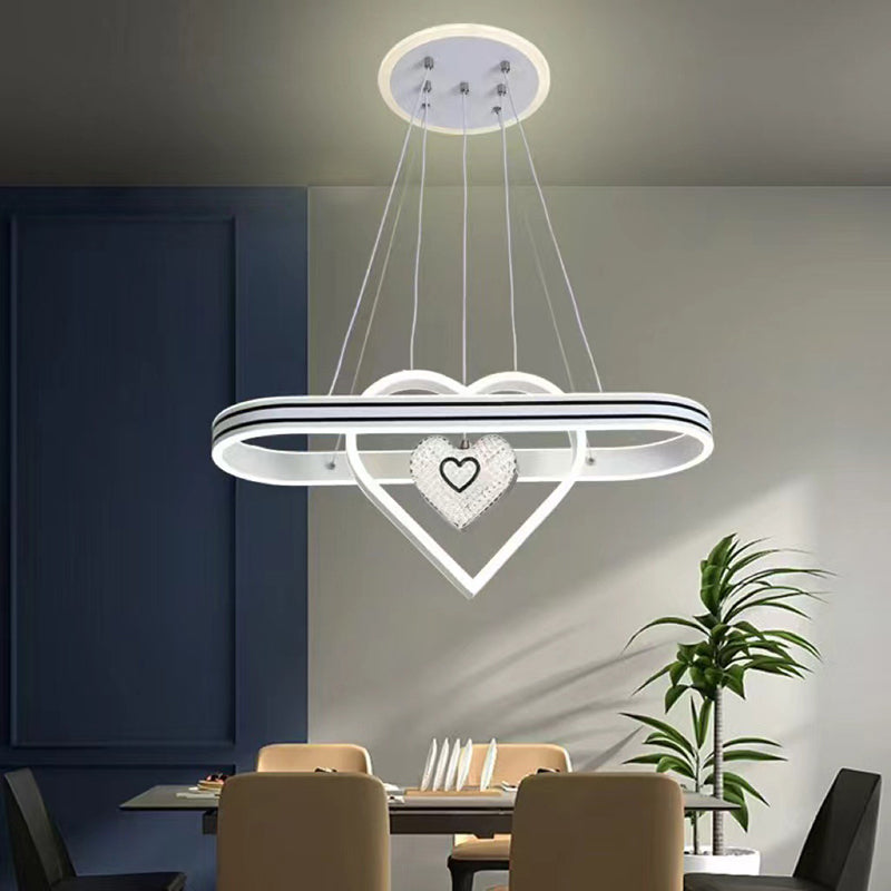 Contemporary Oval Chandelier