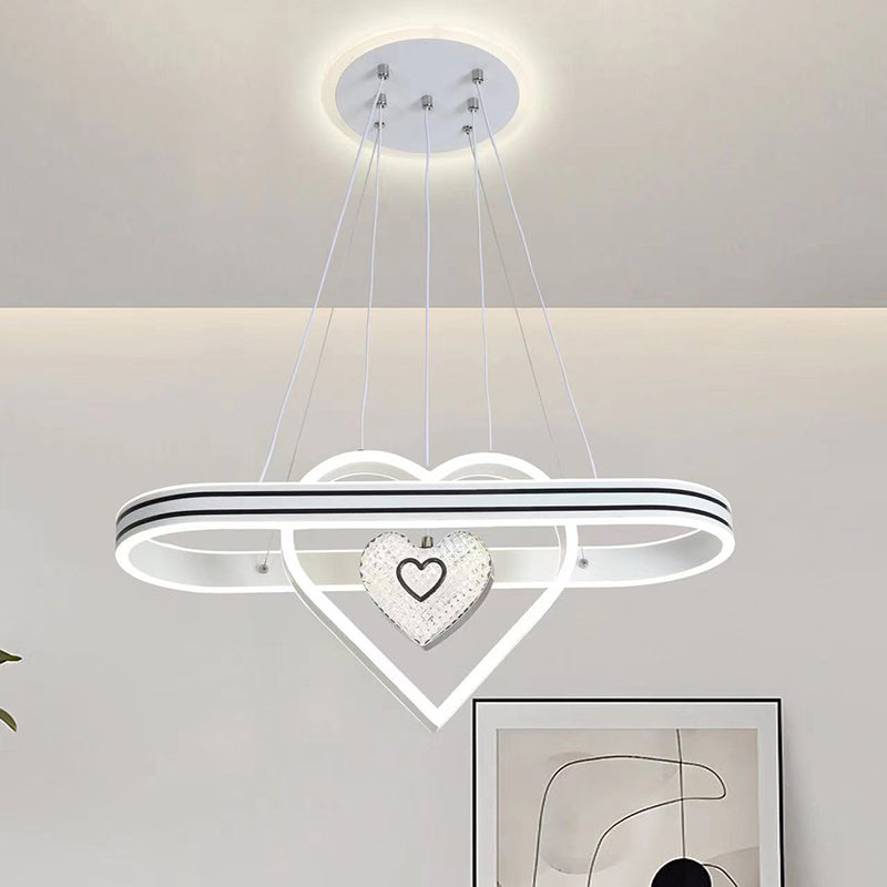 Contemporary Oval Chandelier
