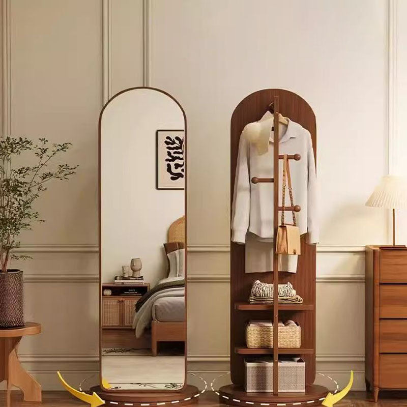Minimalist Oval Floor Mirror