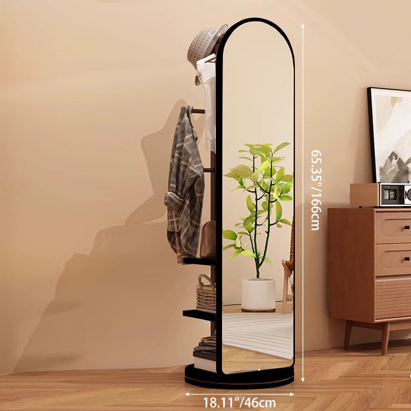 Minimalist Oval Floor Mirror
