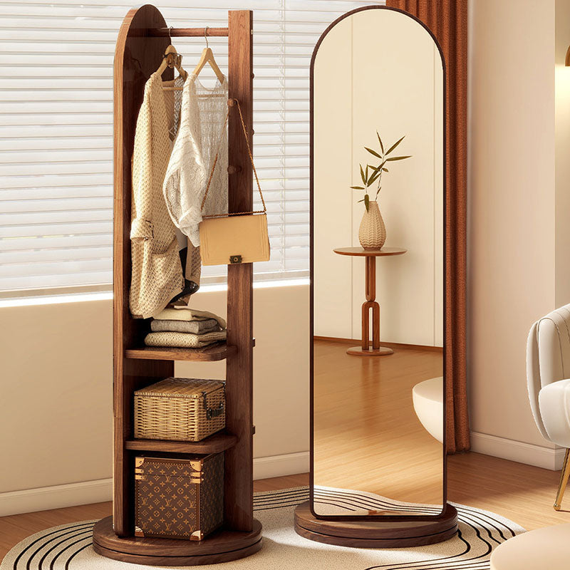 Minimalist Oval Floor Mirror