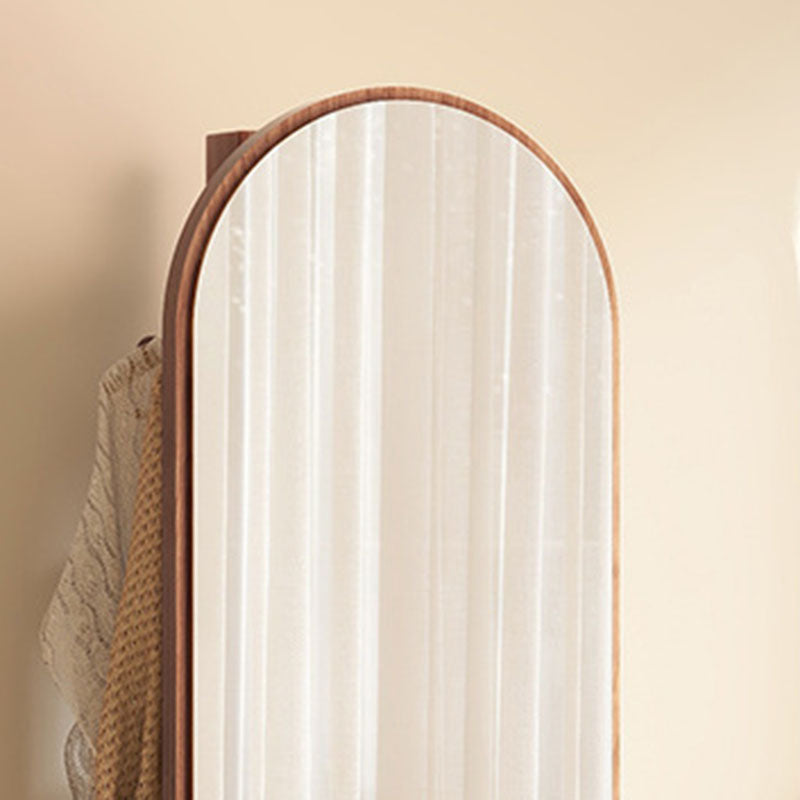 Minimalist Oval Floor Mirror