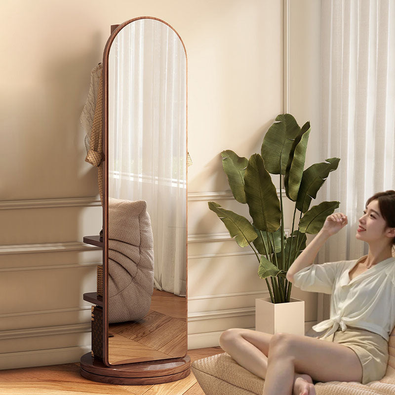 Minimalist Oval Floor Mirror
