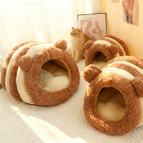 Contemporary Bear Cat Bed
