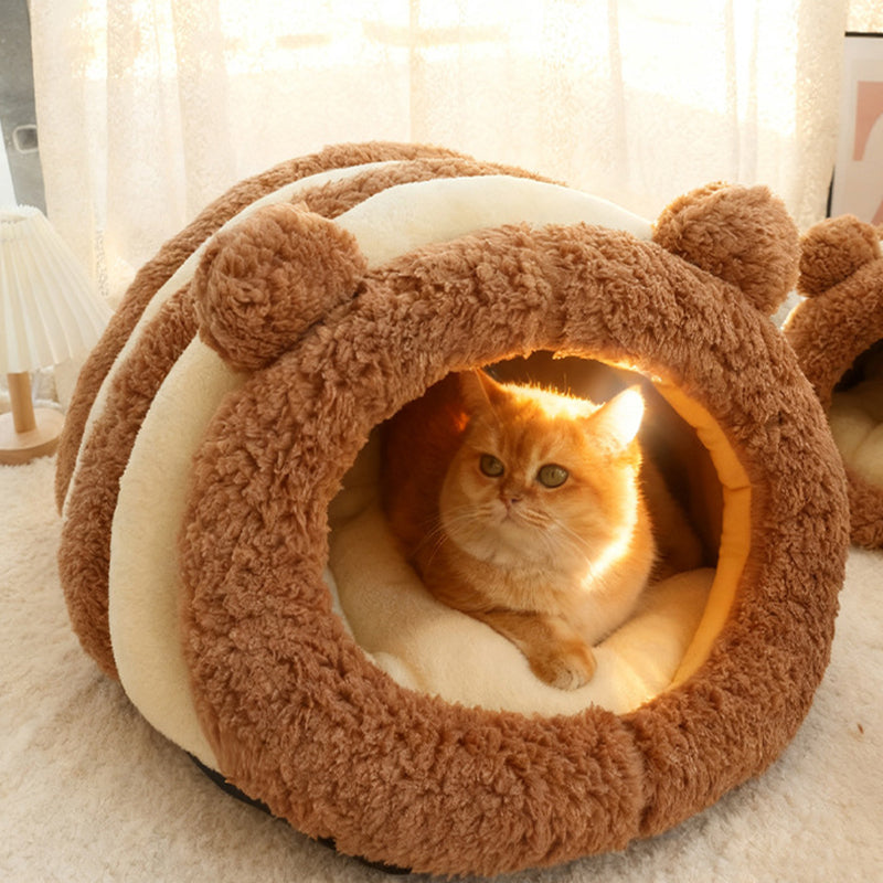Contemporary Bear Cat Bed