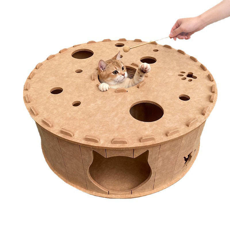 Contemporary Round Cat Bed