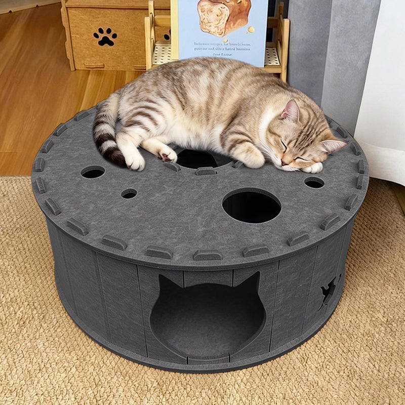 Contemporary Round Cat Bed