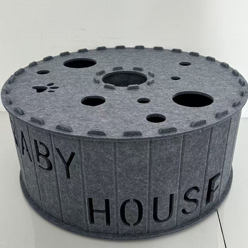 Contemporary Round Cat Bed