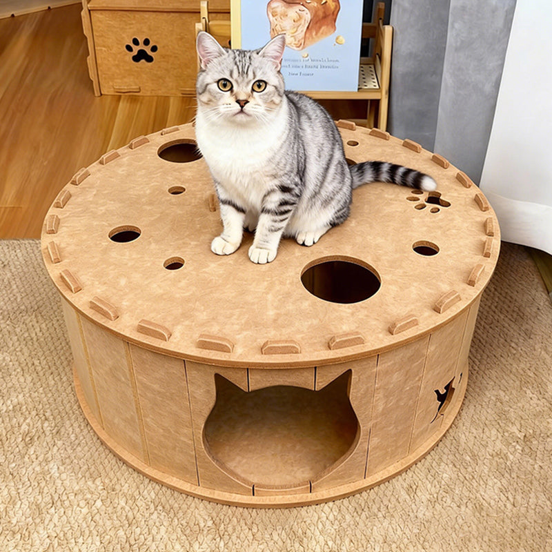 Contemporary Round Cat Bed