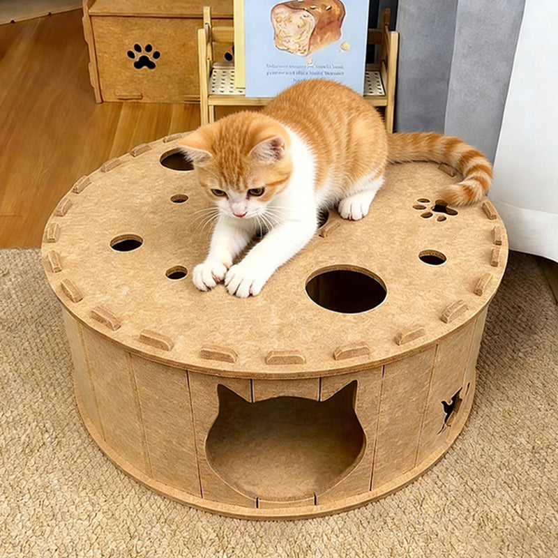 Contemporary Round Cat Bed