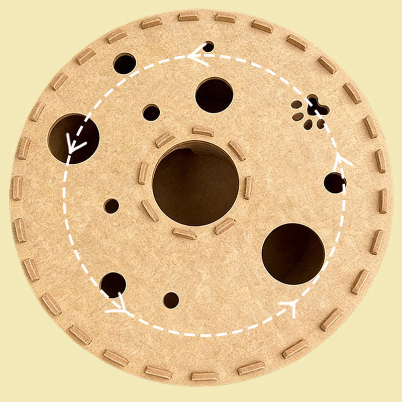 Contemporary Round Cat Bed