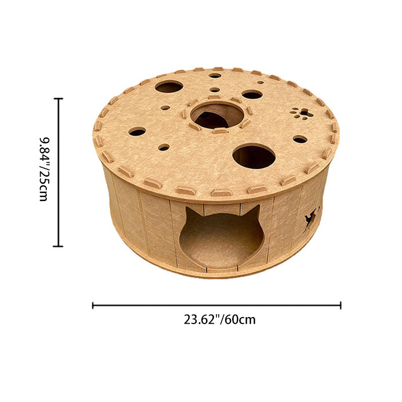 Contemporary Round Cat Bed