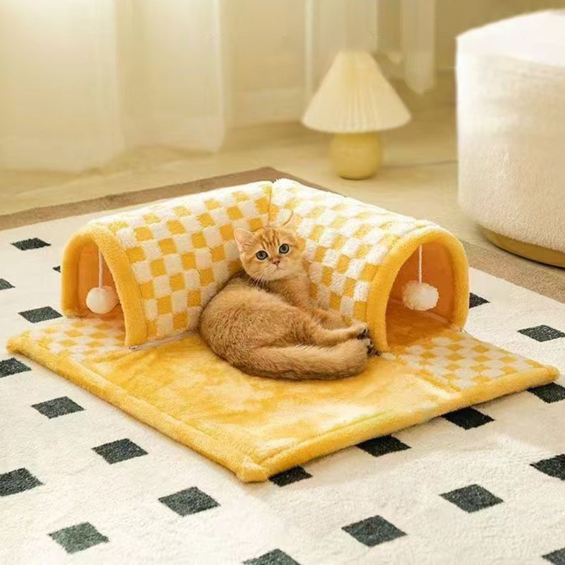 Contemporary Square Cat Bed