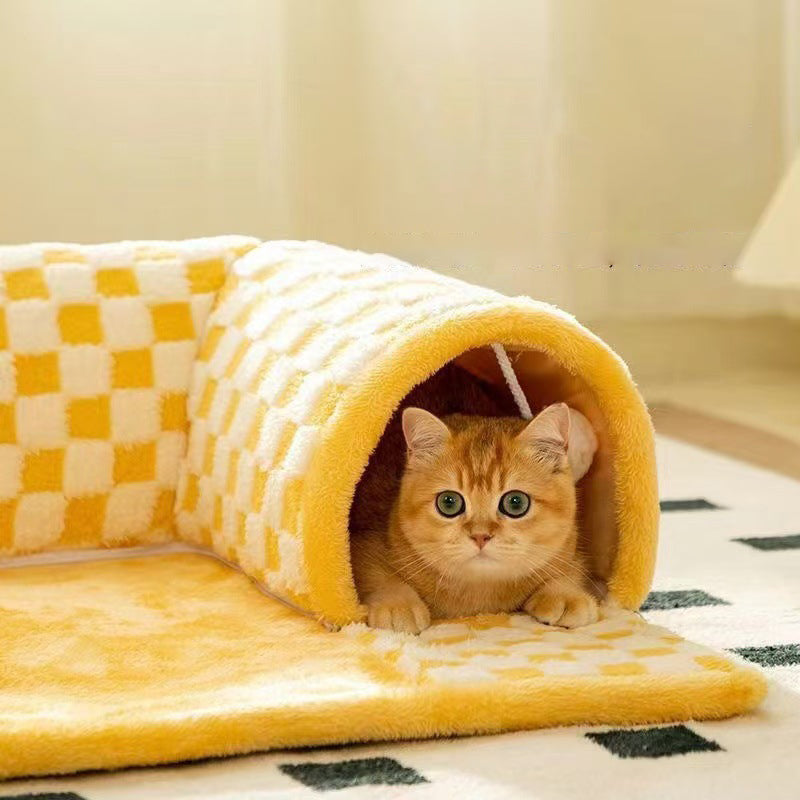 Contemporary Square Cat Bed