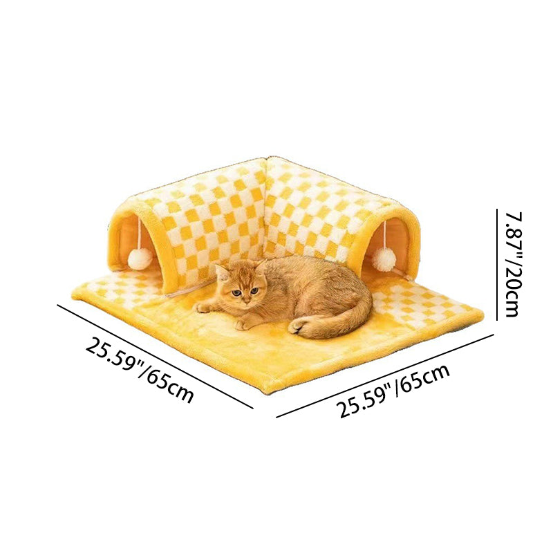 Contemporary Square Cat Bed