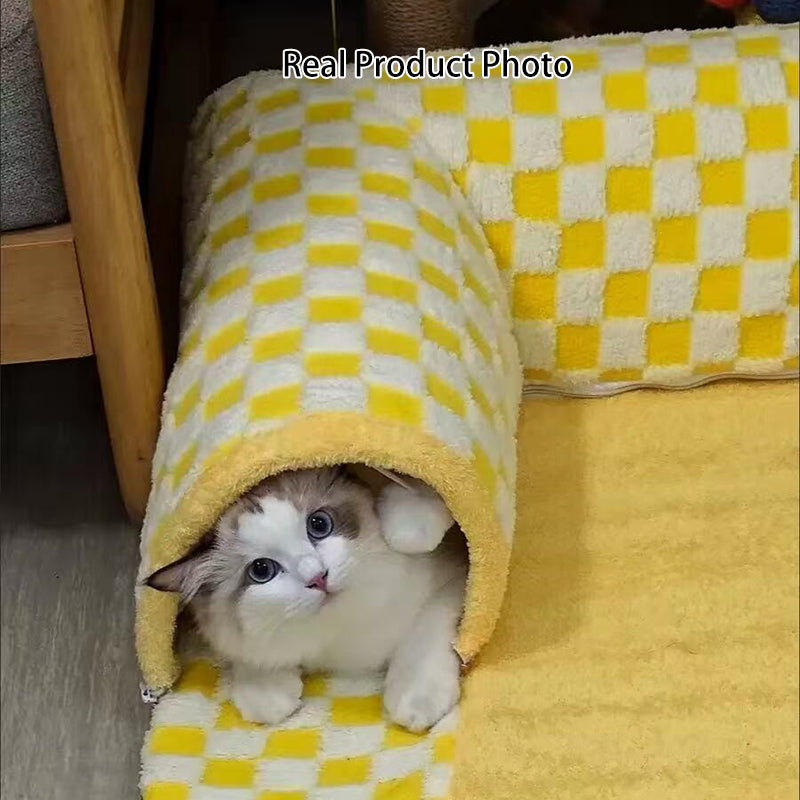 Contemporary Square Cat Bed
