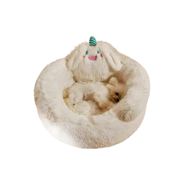 Contemporary Cartoon Cat Bed