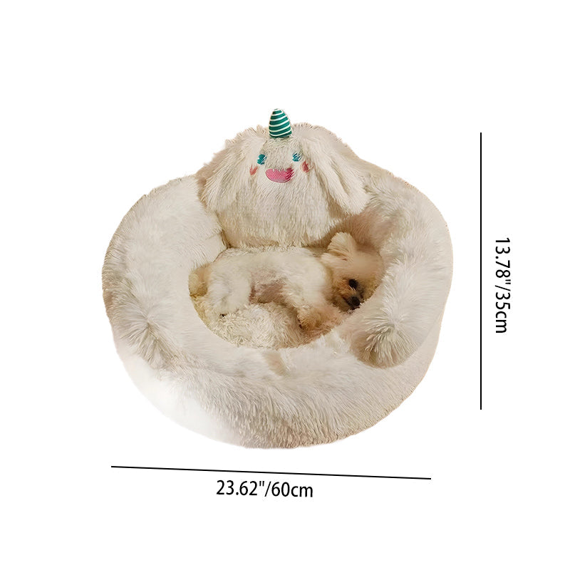 Contemporary Cartoon Cat Bed