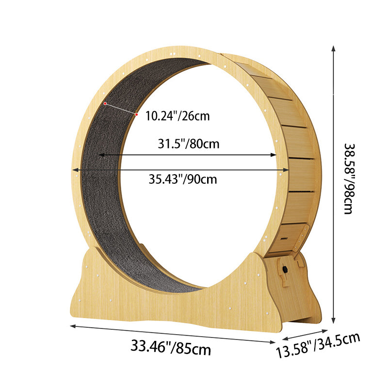 Minimalist Round Cat Scratcher