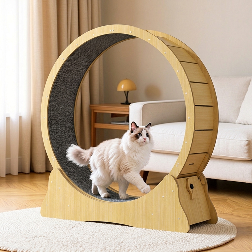 Minimalist Round Cat Scratcher