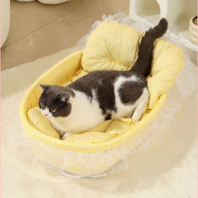 Minimalist Oval Cat Bed