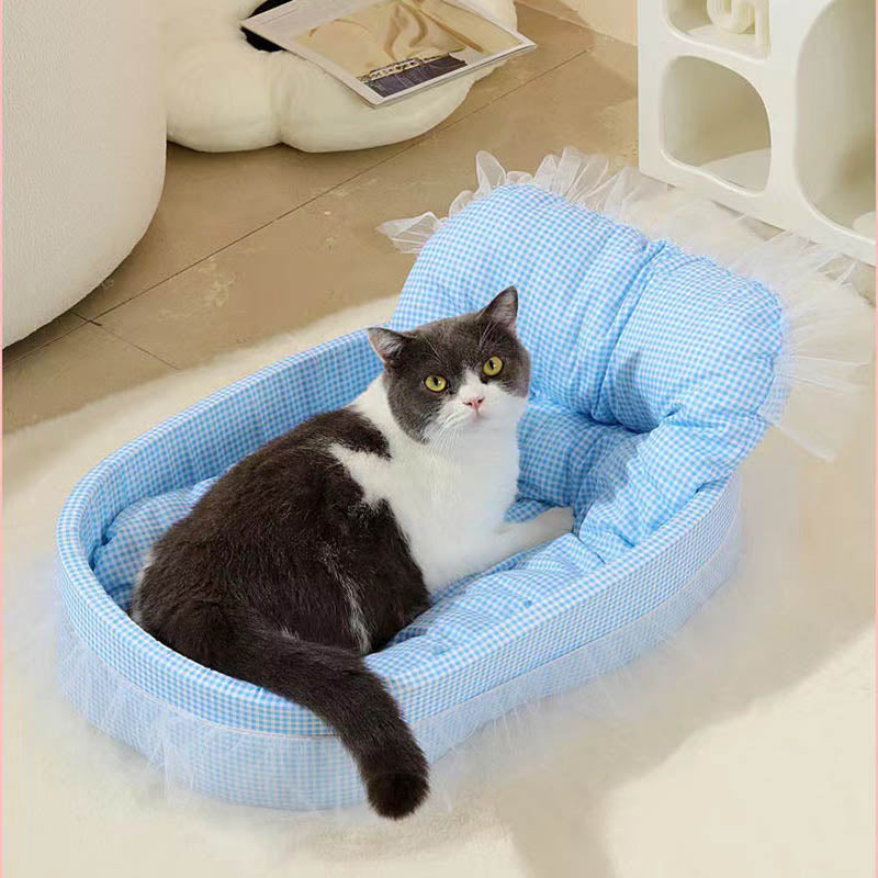 Minimalist Oval Cat Bed