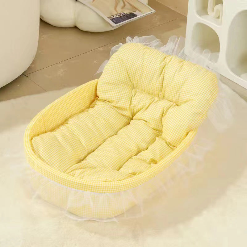 Minimalist Oval Cat Bed