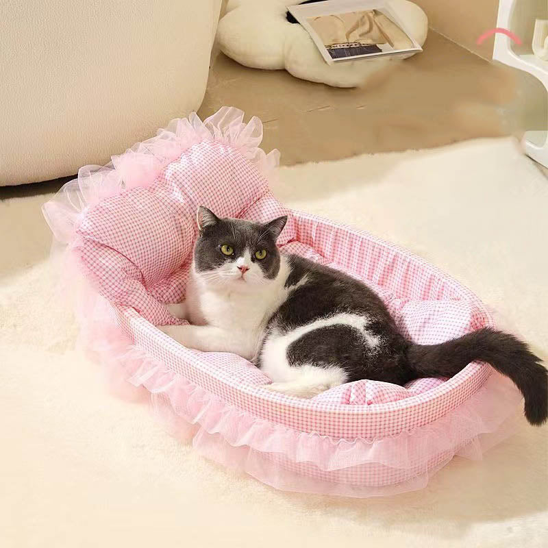 Minimalist Oval Cat Bed