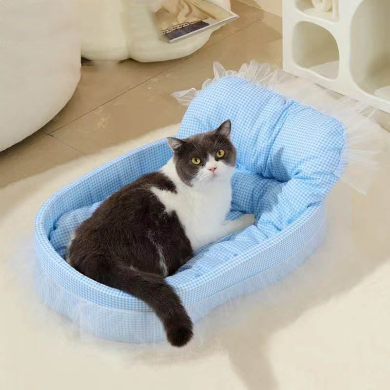Minimalist Oval Cat Bed