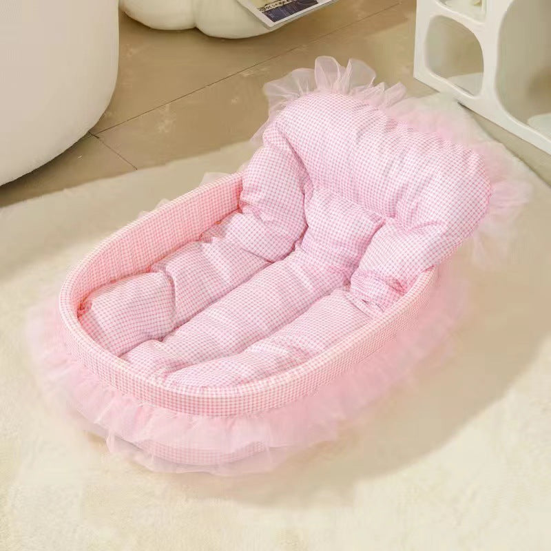 Minimalist Oval Cat Bed