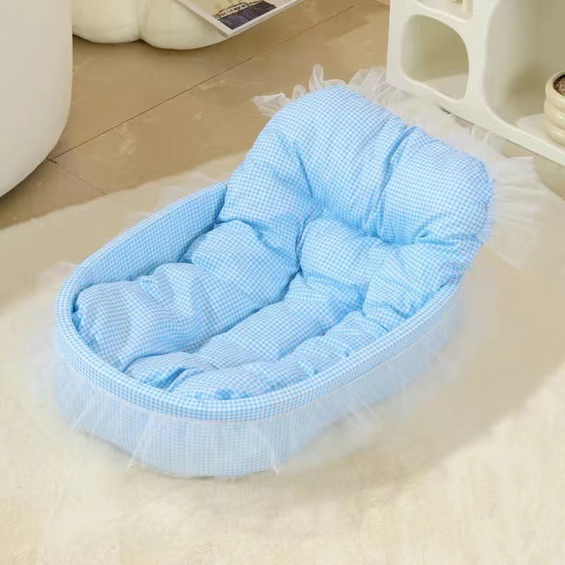 Minimalist Oval Cat Bed