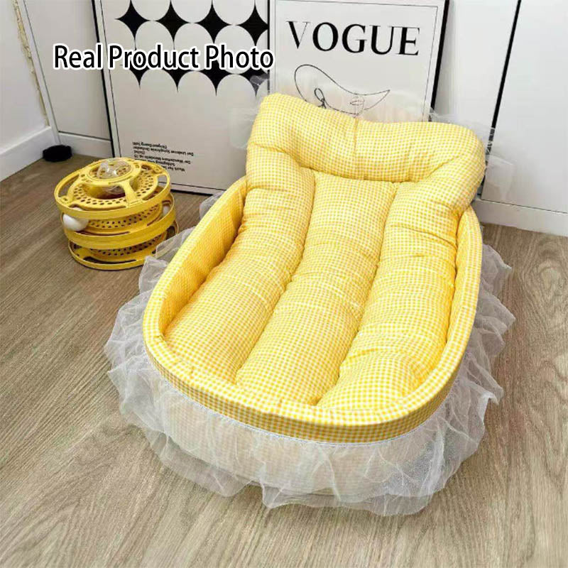 Minimalist Oval Cat Bed