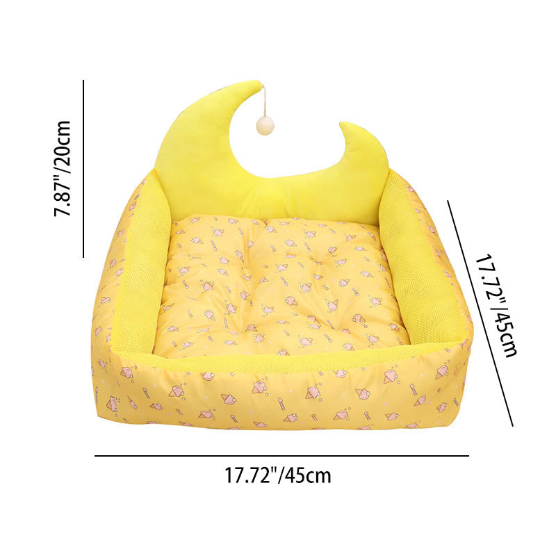 Contemporary Moon Cat Bed