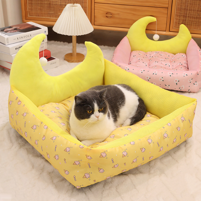 Contemporary Moon Cat Bed