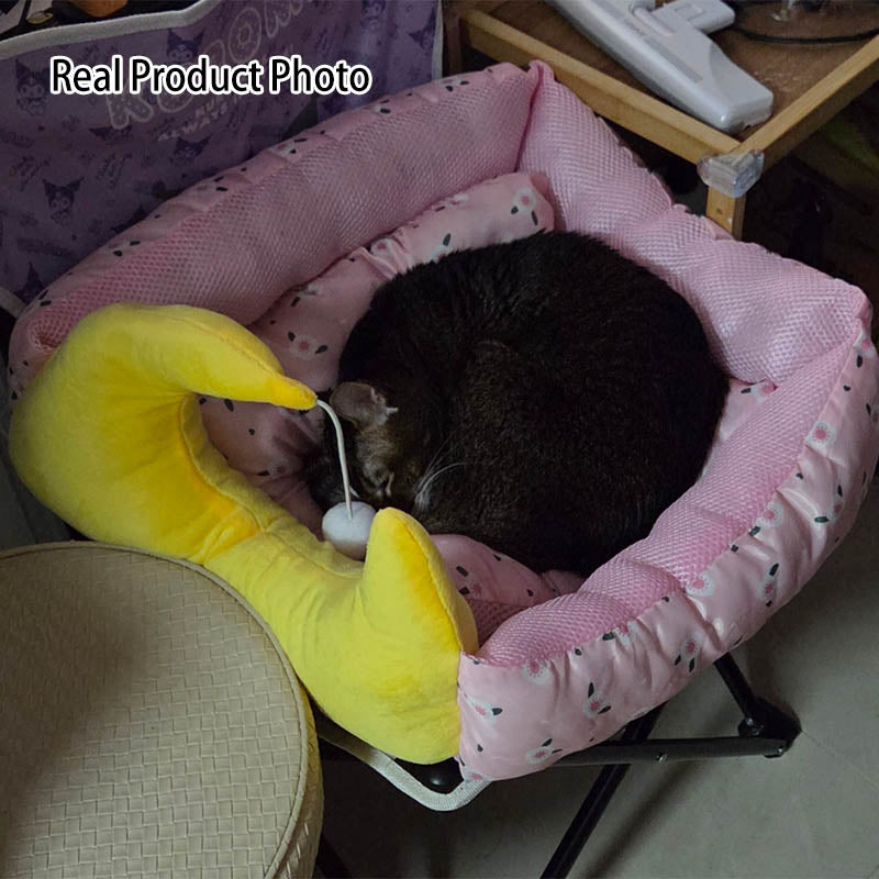 Contemporary Moon Cat Bed