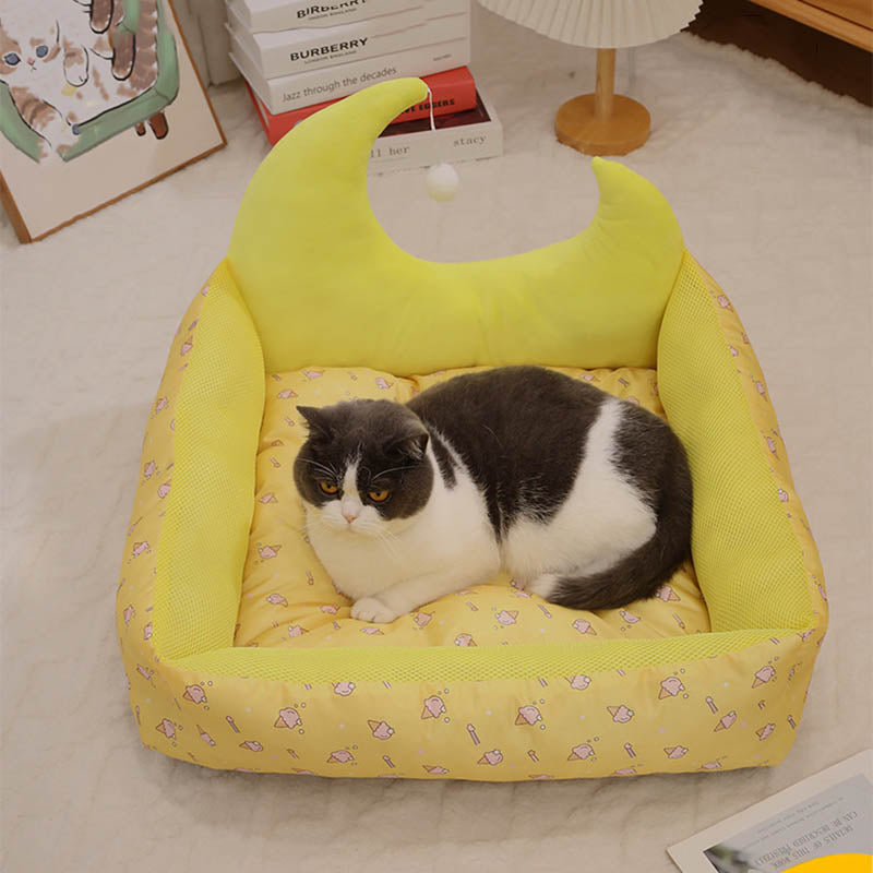 Contemporary Moon Cat Bed