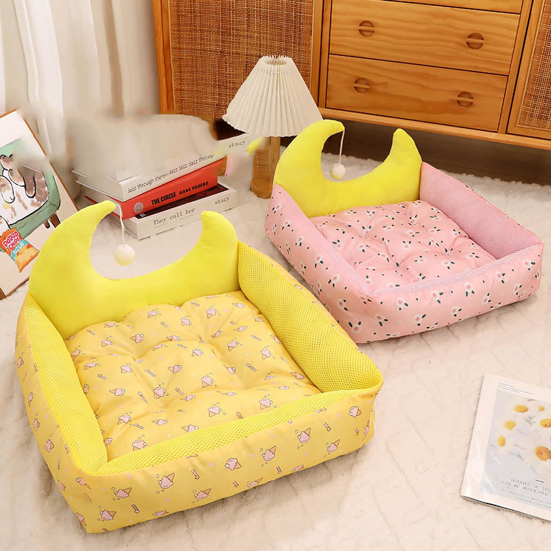 Contemporary Moon Cat Bed